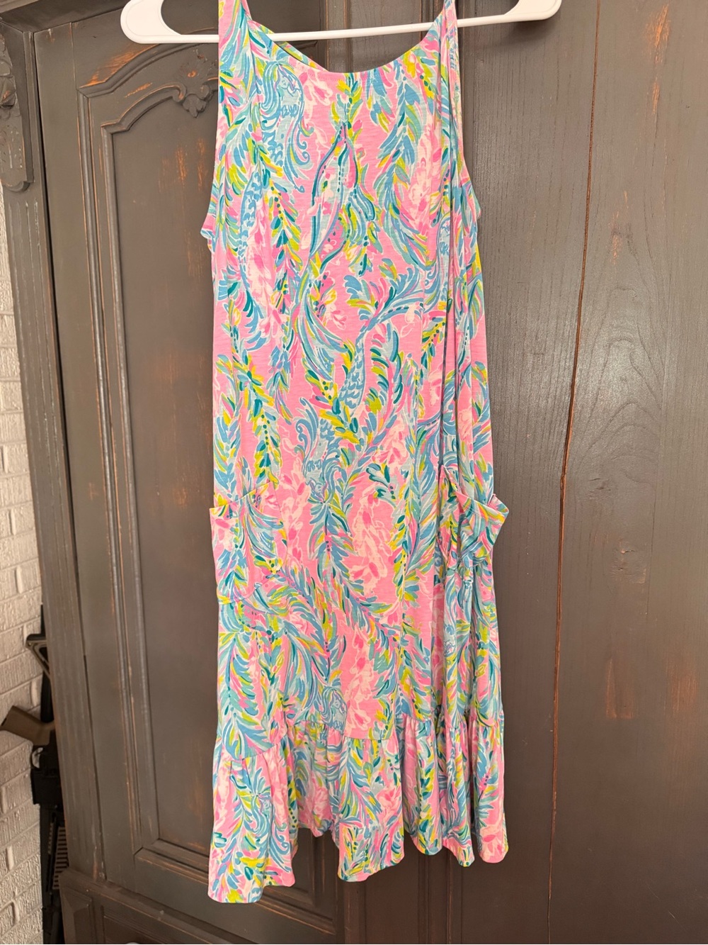 Lilly Pulitzer Pink Multi Floral Tank Kristen dress